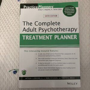 Book The Complete Adult Psychotherapy Treatment Planner